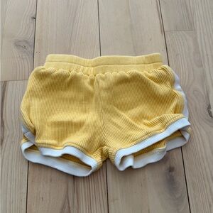 Goldie & Ace Retro Style Girls yellow shorts 3T